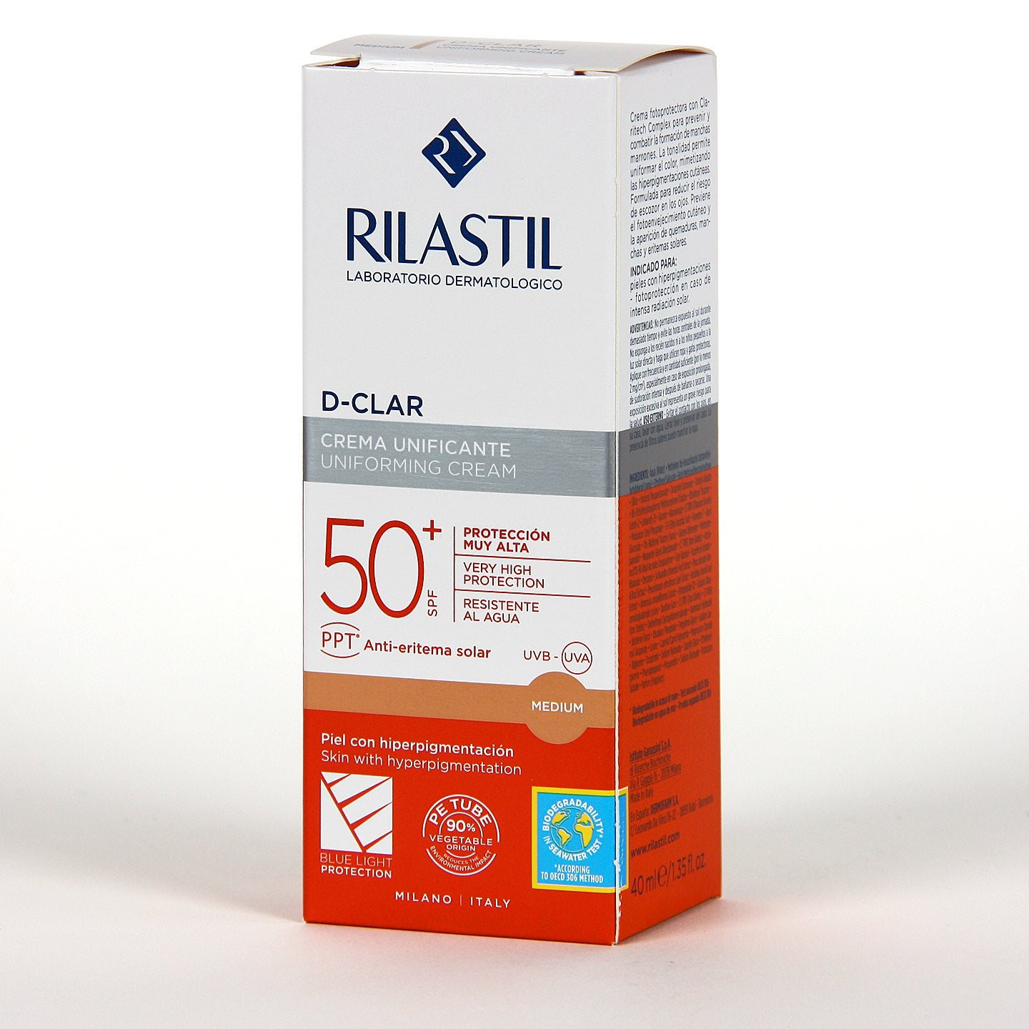 Rilastil – Sun System D-Clar Unifroming Cream (SPF 50+)