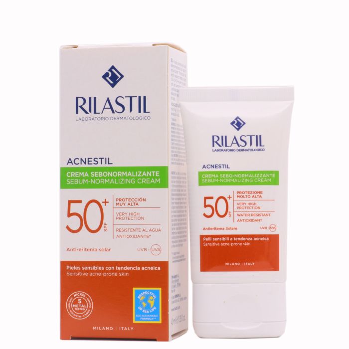 Rilastil – Acnestil Sebum-Normalizing Cream (SPF 50+)